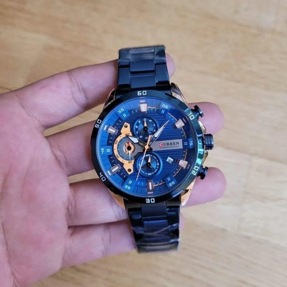 CURREN Stylish Chronograph Stainless Steel Watch for Men‎
